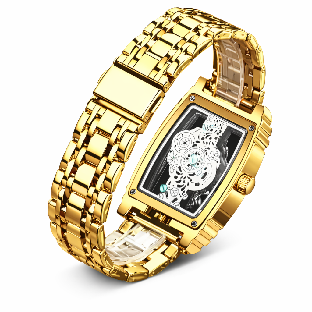 Royal Skeleton Tonneau Watches for Men