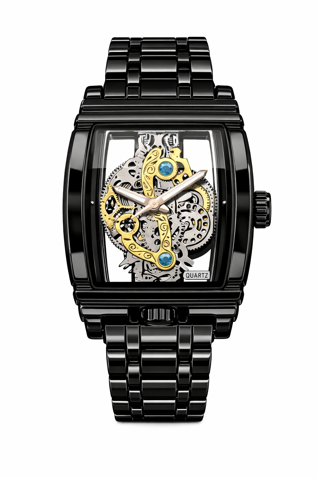 Royal Skeleton Tonneau Watches for Men