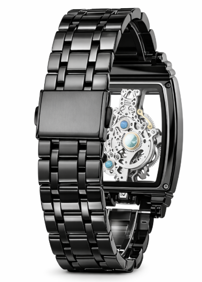 Royal Skeleton Tonneau Watches for Men